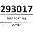 thumbnail image 4 of Boat Blank Radio Panel 293017 | Hurricane Sundeck 2690 Gray, 4 of 4
