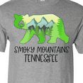 thumbnail image 4 of Inktastic Smoky Mountains, Tennessee- Mountains and Bear Shape T-Shirt, 4 of 5