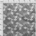 thumbnail image 3 of oneOone Rayon Black Fabric Geometrical Mix Craft Projects Decor Fabric Printed By The Yard 56 Inch Wide, 3 of 4
