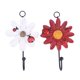 thumbnail image 4 of unbranded 2Ud De Pared En Resina Y Hierro Flor Para Abrigos Llaves Bolsas Cocina Y, 4 of 7