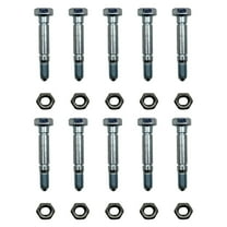RAParts 10 Pack of Shear Pins & Nuts For Ariens 510015 51001500