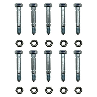 RAParts 10 Pack of Shear Pins & Nuts For Ariens 510015 51001500