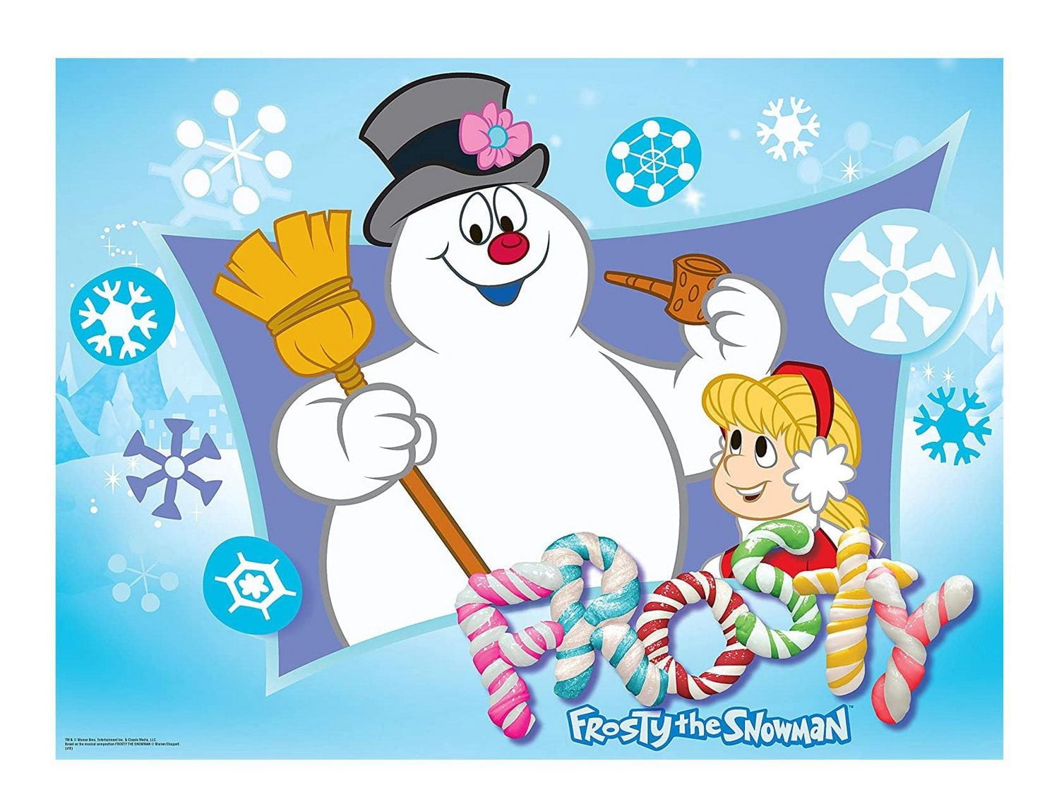 Ceaco Frosty the Snowman 100-Piece Puzzle Frosty and Karen