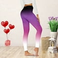 thumbnail image 2 of Arlun Gradient Colors Leggings for Women Tummy Control Stretchy Workout Leggings High Waisted Lifting Tight Active Pants Soft Comfy Slim Fit Gym Yoga Pants 2025 Hot Pink L, 2 of 4