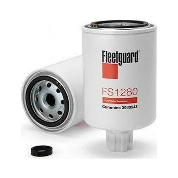 FS1280 Fleetguard Fuel/Water Separator Spin-On (Pack of 2)