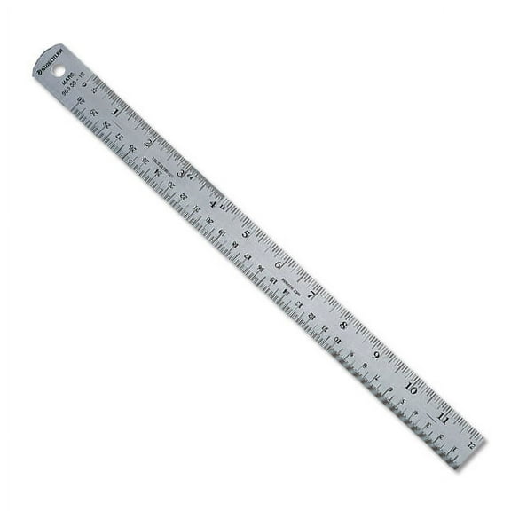 Stainless Steel Cork Backed Ruler 12"