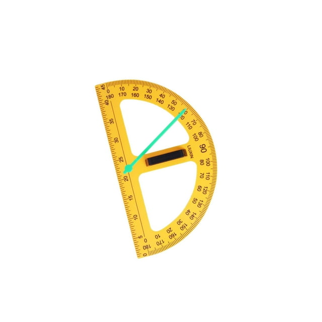 bedienty Math Geometry Equipment Math Geometry Ruler Drawings for Drafting triangle Chalkboard 60 degree Yellow Protractor