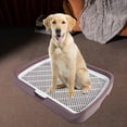 thumbnail image 4 of Mesh Dog Toilet Litter Box Easy Clean Comfortable for Pet Litter Small and Medium Dogs Pink, 4 of 9