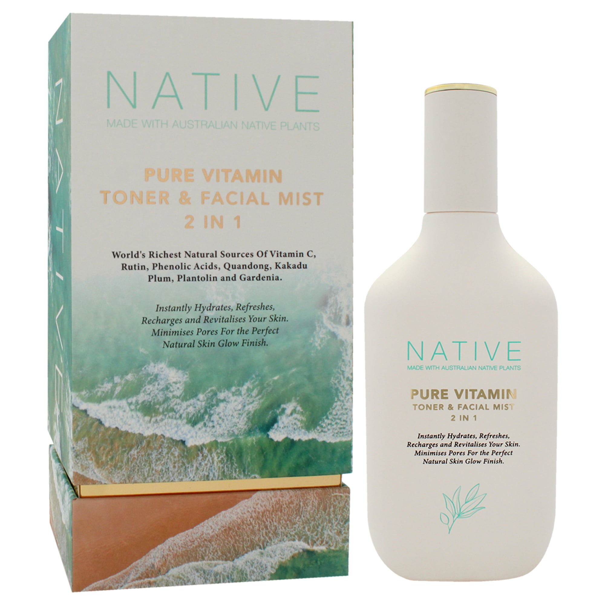 Klara Native Pure Vitamin Toner and Facial Mist , 3.4 oz Mist