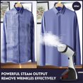 thumbnail image 4 of 300ml Portable Clothes Steamer 15-Second Heat-Up Handheld Steamer for Clothes 1500W Detachable Tank, Stainless Steel Soleplate, Travel Garment & Fabric Steamers for Home/Office, 120V, 4 of 7