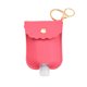 thumbnail image 1 of Jumpingount Botella de viaje de cuero PU portátil Color sólido reemplazo elegante recargable llavero de viaje de moda con llavero Carteras Rosa roja Jumpingount AP012567-01, 1 of 6