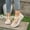 Beige*B, variant on Women's Woven Orthopedic Breathable Soft Shoes, Lightweight Comfortable Mesh Stretch Sneakers,Go Walking Slip on Diabetic Foam Shoes,Walking,Beige