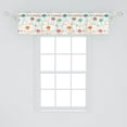 thumbnail image 2 of Ambesonne BBQ Valance Pack of 2, Retro Barbecue Grill Elements, 54"X12", Multicolor, 2 of 4