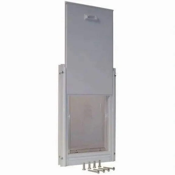 Ideal Pet Products DPDXLW Extra Large White Aluminum Deluxe Pet Door