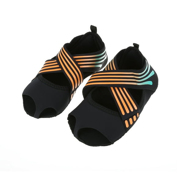 Zapato de Yoga, Cloropreno de Goma de Goma Liberando El Diseño de los Pies Abios Zapatos de Abrenamiento Elásos No Slip para la Práctica de la Danza