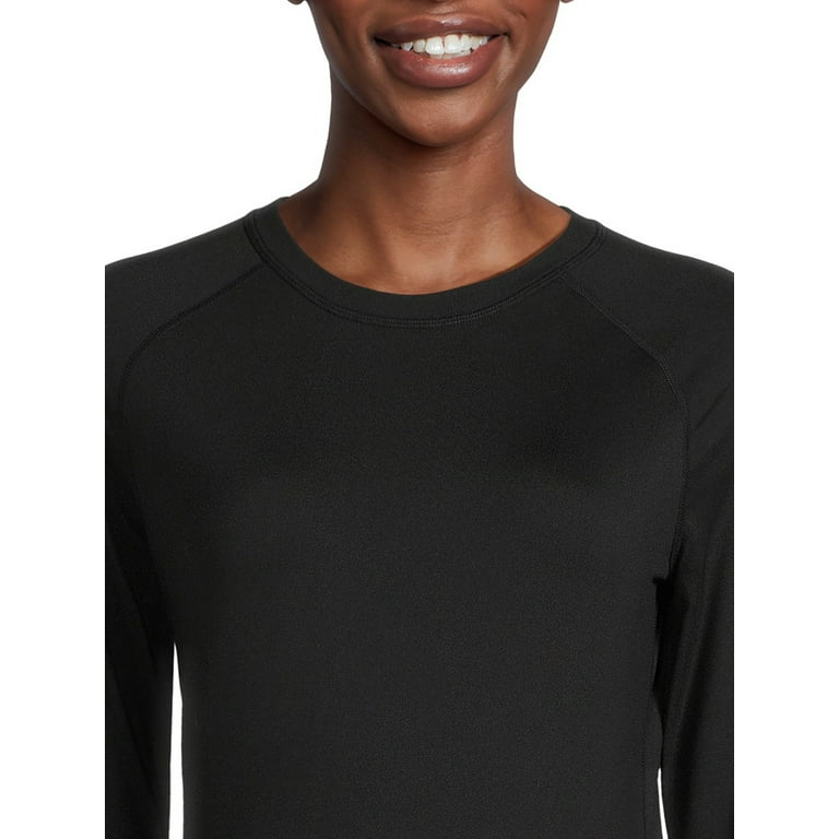 ClimateRight by Cuddl Duds Long Sleeve Crew Neck Base Layer Top (Women's),  1 Count, 1 Pack 