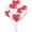 Red/White, variant on PMU Valentine’s Day Heart Shaped Balloons 15 Inch PartyTex Premium Wild Berry Latex Decorations for Valentine's Day, Weddings, Birthdays, Anniversaries, Engagements Pkg/12
