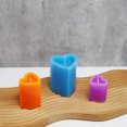 thumbnail image 4 of Monstrate Molde de en forma de corazón ABS, reemplazo portátil DIY, artesanías para el hogar, fabricación de velas perfumadas, molde, herramienta Artesanía 5x7cm Monstrate HA082283-02, 4 of 6