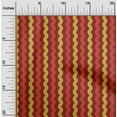 thumbnail image 1 of oneOone Cotton Jersey Red Fabric Stripes Quilting Supplies Print Sewing Fabric By The Yard 58 Inch Wide-HFY, 1 of 4