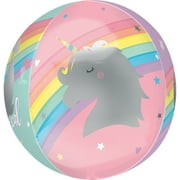 Mayflower Distributing 309816 16 in. Magical Rainbow Orbz Balloon