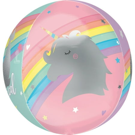 Mayflower Distributing 309816 16 in. Magical Rainbow Orbz Balloon