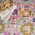 thumbnail image 6 of Nourison Passion Floral Silver 4' x Round Area Rug, (4 Round), 6 of 8