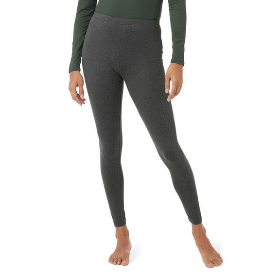 32 Degrees Women's Lightweight Baselayer Legging | Form Fitting | 4-Way Stretch | Thermal, Charcoal Heather, X-Large