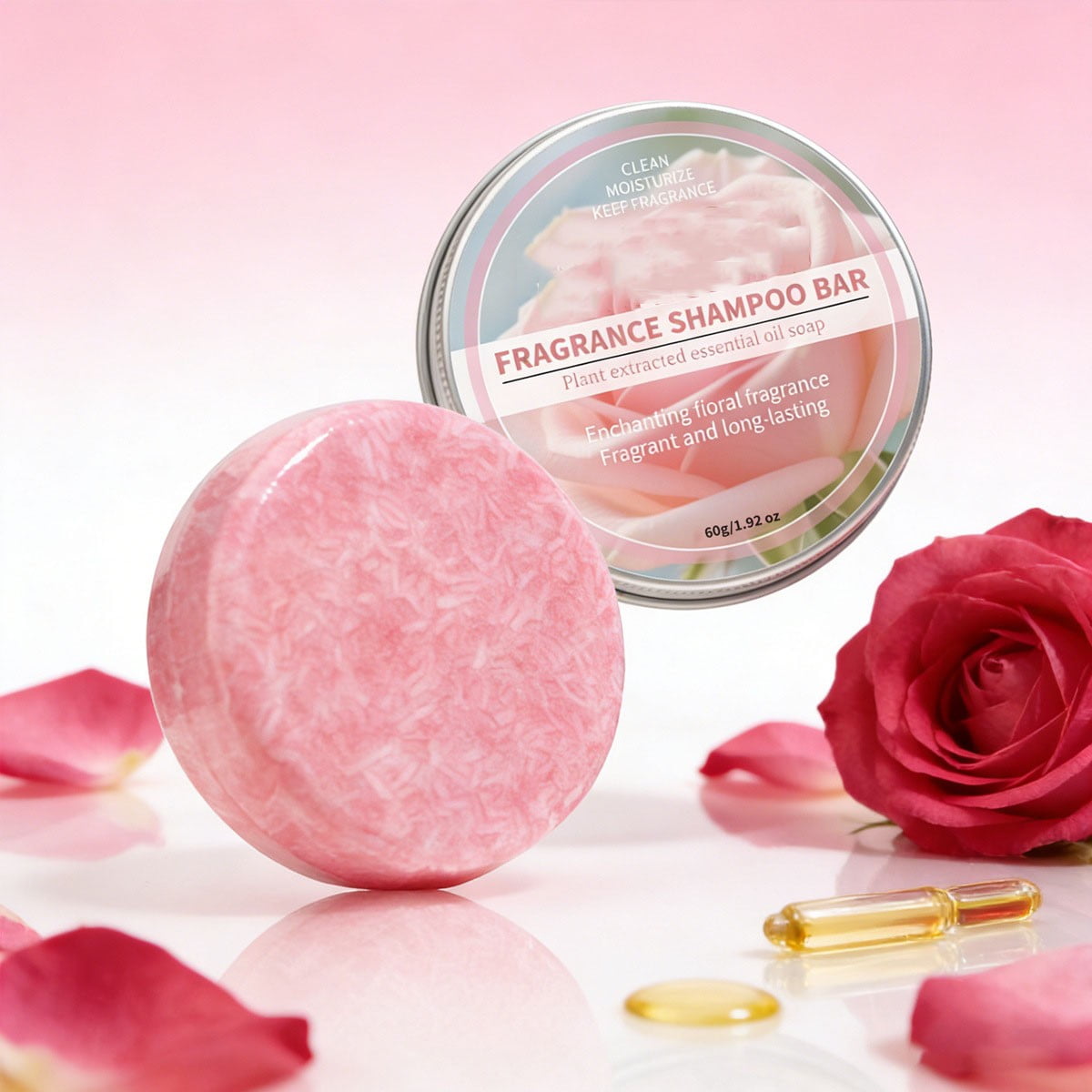 Kokovifyves Fragranced Handmade Shampoo Soap Bar, Gentle Cleansing for Hair & Scalp Care 60g