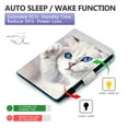thumbnail image 2 of Case for All-New Kindle Paperwhite 6.8" Display (11th generation-2021 Release) E-reader - Cute Cartoon Flip Cover with Card Holders, Slim Lightweight PU Leather/Silicone Composite Case (White Cat), 2 of 6