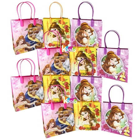 12pcs Belle Beauty and the Beast Party Favor Bags Goodie Candy Gifts