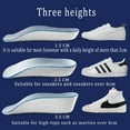 thumbnail image 4 of Orthotic High Cushion Insole - Arch Support, Plantar Fasciitis & Flat Feet Relief (2 Pairs, Black, 3.5cm), 4 of 4