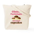 thumbnail image 2 of CafePress - Clinical Psychologist Cupcake Tote Bag - Unisex Canvas Tote Bag, Beige, 1-Piece, 2 of 9