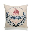 thumbnail image 1 of Voyager Cotton Throw Pillow, 1 of 1