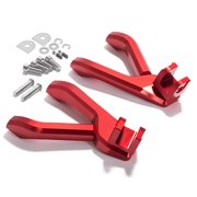 Red CNC Rear Footpegs Bracket Peg Mount for Sur-Ron Ultra Bee Electric Dirt Bike