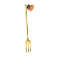 thumbnail image 1 of Lipstore Single Cutlery Dinnerware Cookware Portable Flatware Halloween Tableware for Tea Gold Fork Black Cat, 1 of 8