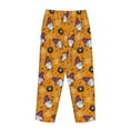 thumbnail image 5 of Xecao Halloween Witches Gnome Women's Straight Lounge Pajama Pants: The Epitome of Relaxed Sleepwear, 5 of 9