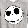 thumbnail image 3 of The Nightmare Before Christmas - Jack Face - Youth Crewneck Fleece Sweatshirt, 3 of 5