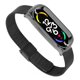 thumbnail image 4 of Correa de malla de acero inoxidable, accesorio de banda de repuesto Flexible, transpirable y de moda, apto para Mi Band 7, color negro, 4 of 14