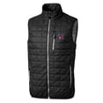 thumbnail image 2 of Men's Cutter & Buck Black Buffalo Bisons Rainier PrimaLoft Eco Insulated Full-Zip Puffer Vest, 2 of 3