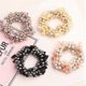 thumbnail image 5 of Elegante diadema elástica para mujer, anillo para el cabello con perlas, coleteros con cuentas para niñas, accesorios para el cabello de coleta, diadema elástica, 5 of 5