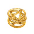 thumbnail image 1 of Escultura Nudo de Cristal Dorado Creaciones Dekora  15cm, 1 of 6