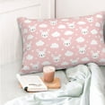 thumbnail image 5 of Kdxio Cotton Pillow Cases 20"x30" Pillowcases,Soft and Breathable Bedroom Pillow Cases-Rabbit And Cloud, 5 of 8