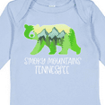 thumbnail image 4 of Inktastic Smoky Mountains, Tennessee Mountains and Bear Shape Boys or Girls Long Sleeve Baby Bodysuit, 4 of 5