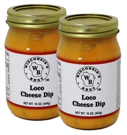Wisconsin's Best Loco Cheese Dip, 16 oz, 2 ct