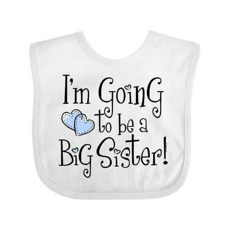 

Inktastic Heart New Big Sister Gift Baby Girl Bib