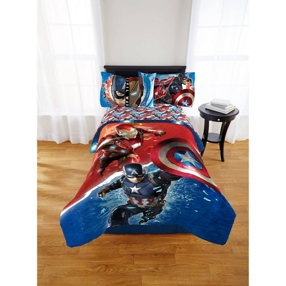 Marvel Avengers Civil War Twin/Full Comforter