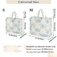 thumbnail image 3 of Corduroy Tote Bag for Women Shoulder Handbags Fashion Ladies Purses Satchel Messenger Bags Pink and Blue Butterfly M, 3 of 8