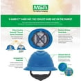 thumbnail image 2 of MSA 10215828 V-Gard C1 Vented White Full Brim Hard Hat with ReflectIR Cooling Thermal Barrier and Fas-Trac III Suspension - Uses Highly Innovative Cooling Features to Help Alleviate Heat Stress, 2 of 9