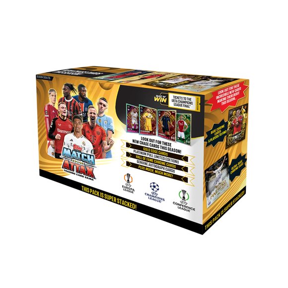 El juego de cartas coleccionables y coleccionables supera el Attax 24/25 de la UEFA Champions League