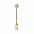 thumbnail image 1 of Iodue Tableware Stainless Steel Tableware Creative Cute Christmas Star Spoon Fruit Fork Coffee Dessert Spoon, 1 of 3